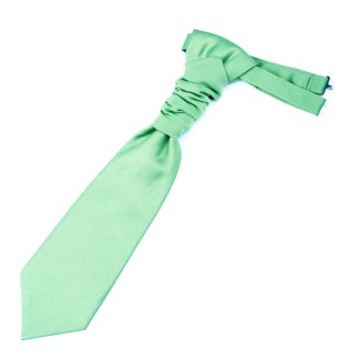 Plain Shadow Lime Satin Cravat #AB-WCR1009/41 ##LS2