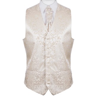 Swirl Leaf Wedding Waistcoat / Formal Tuxedo Waistcoat