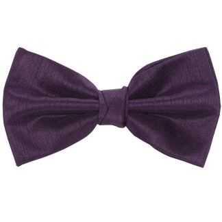 Purple Shantung Wedding Bow Tie #BB1865/2 ##LS