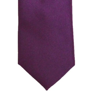 Berry Satin Tie #T1884/5 ##LS