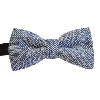 Blue Tweed Bow Tie #BWW108/3