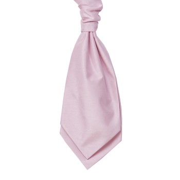 Pink Self Tie Shantung Cravat #WCS1866/3
