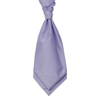 Lilac Self Tie Shantung Cravat #WCS1866/4