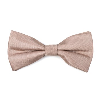 Antique Champagne Shantung Bow Tie