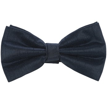 Navy Blue Shantung Wedding Bow Tie #BB1864/3