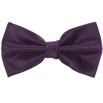 Purple Shantung Wedding Bow Tie #BB1865/2