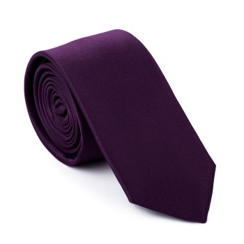 Purple Rhododendron Slim Tie