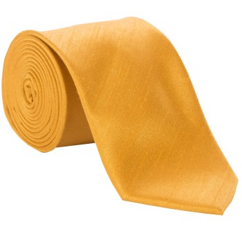 Gold Shantung Wedding Tie #T1864/6