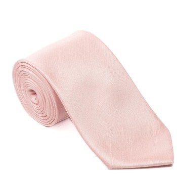Pink Shantung Wedding Tie #T1866/3