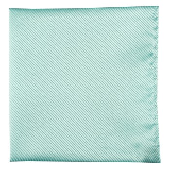 Turquoise Twill Pocket Square #TPH103/1