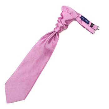 Dusky Pink Shantung Cravat