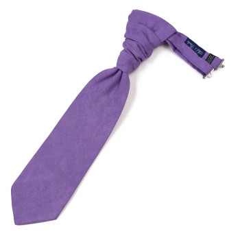 Royal Lilac Suede Cravat