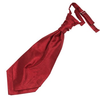 Red Shantung Wedding Wedding Cravat #WCR1865/3
