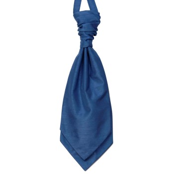 Airforce Blue Shantung Wedding Wedding Cravat (Boys Size) #YCR1865/5