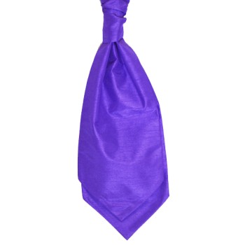 Violet Shantung Wedding Cravat #WCR1867/6