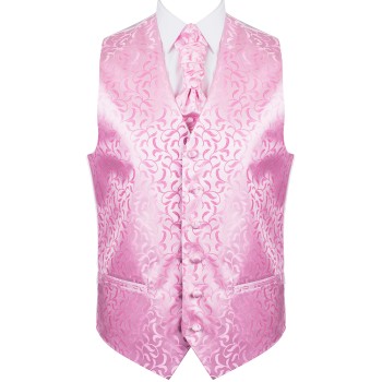 Pink Vintage Vine Formal Waistcoat #AB-WW1004/4