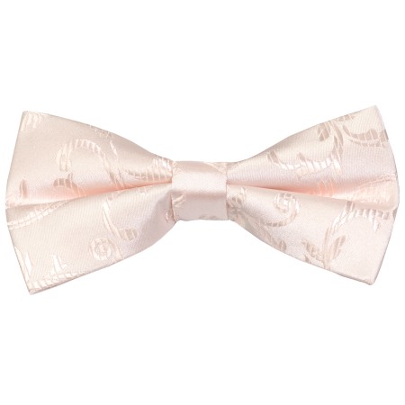 Champagne Swirl Leaf Wedding Bow Tie #AB-BB1000/13