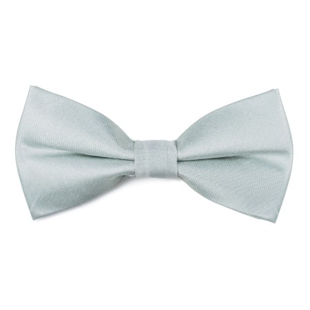 Silver Birch Shantung Bow Tie