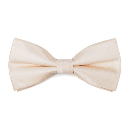 Butter Cream Shantung Bow Tie