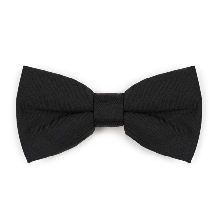 Black 100% Wool Tuxedo Bow Tie
