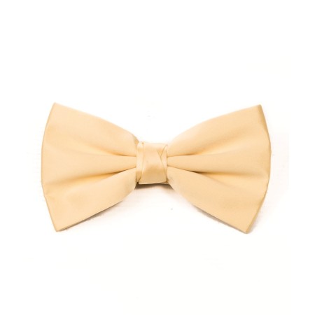 Yellow Satin Bow Tie