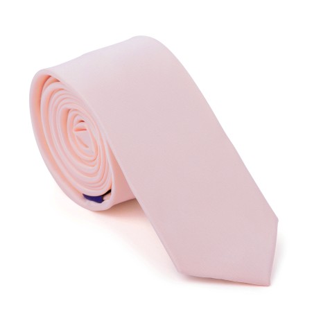 Tender Peach Slim Tie