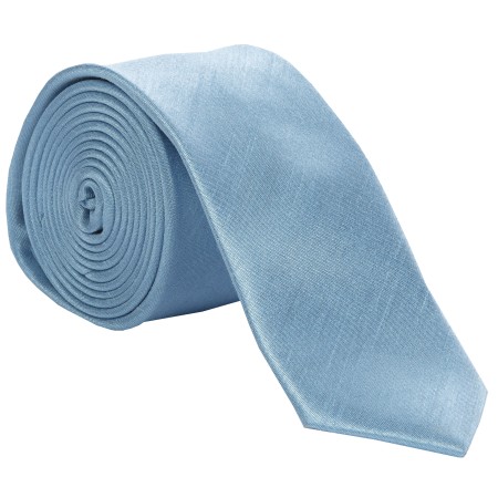 Sky Blue Boys Shantung Wedding Tie #Y1866/6