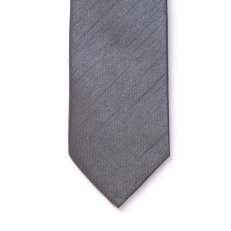 Grey Shantung Wedding Tie #T1865/1