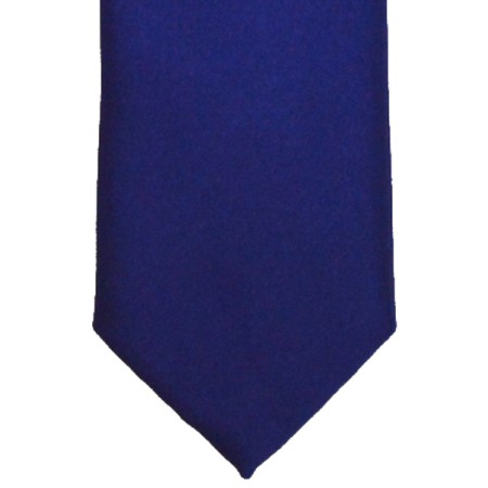 French Navy Satin Tie #T1883/4