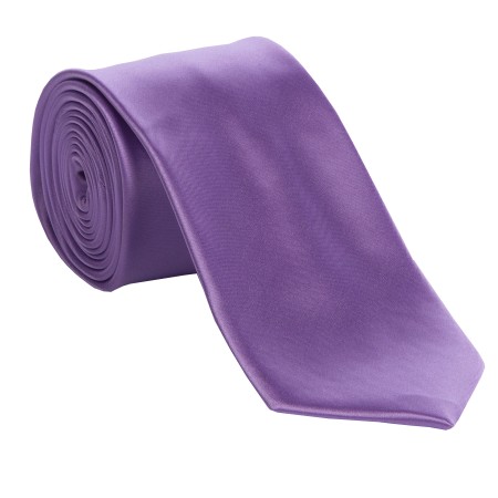 Lavander Slim Satin Tie #C1887/2