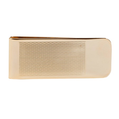 Gold Barley Pattern Money Clip