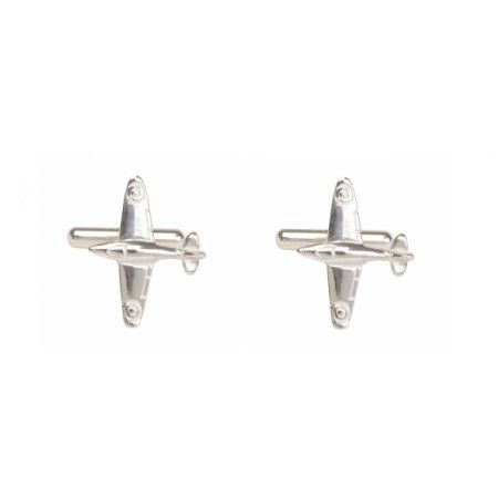 Silver Spitfire Sterling Silver Cufflinks #70-1149