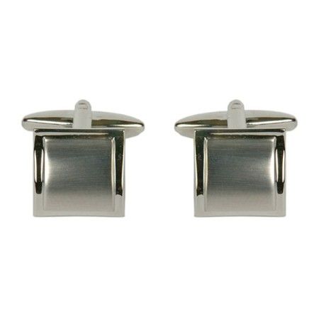 Square Brushed Cufflinks