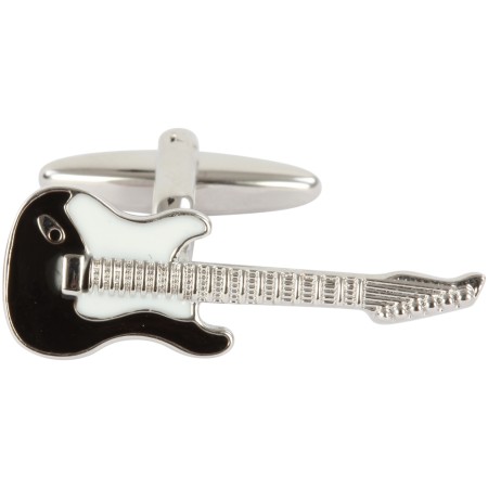 Black Guitar Cufflinks #90-1520