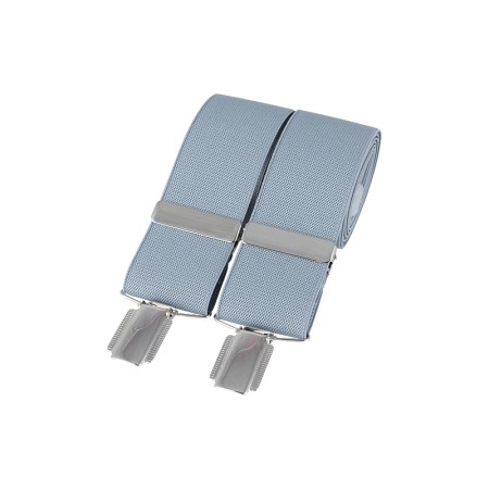Grey Silver Clip Braces #BR-007