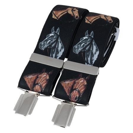 Black Horse Head Braces #BR-054
