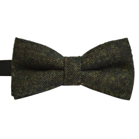 Green Flecked Tweed Bow Tie #BWW106/2