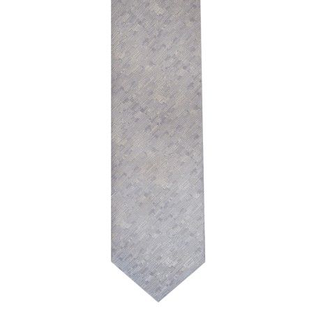 Silver Textured Slim Tie #C1569/2