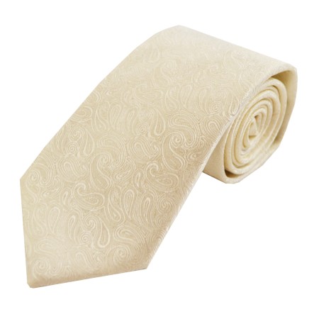 Ivory Modern Paisley Tie #F1541/7