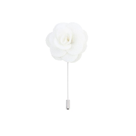 Ivory Flower Lapel Pin #L-01
