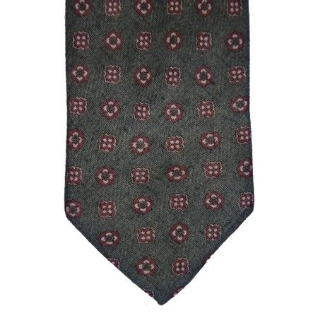 Grey Saxony Tie #T4013/1