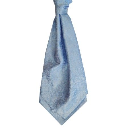 Blue Stately Paisley Cravat #WCR1910/2