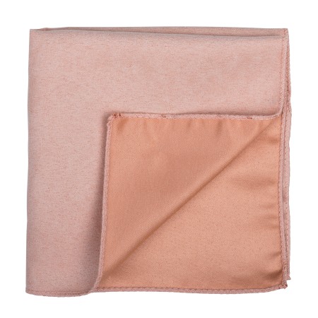 Peach Fuzz Suede Pocket Square