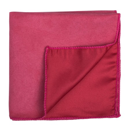 Paradise Pink Suede Pocket Square