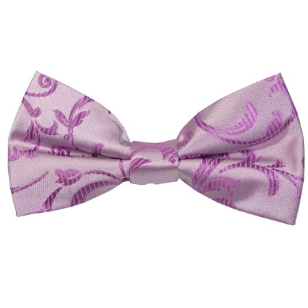 Lilac Swirl Leaf Wedding Bow Tie #AB-BB1000/8