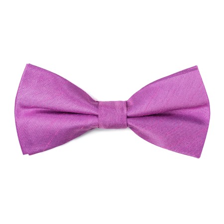 Sheer Lilac Shantung Bow Tie