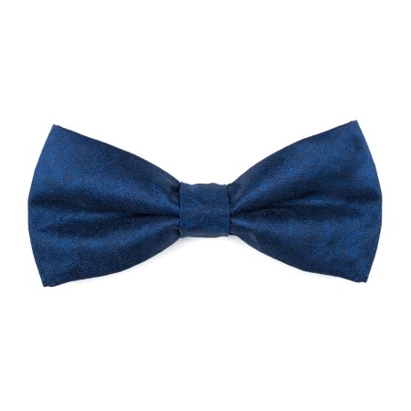 Floral Formal Wedding Bow Tie Twilight Blue