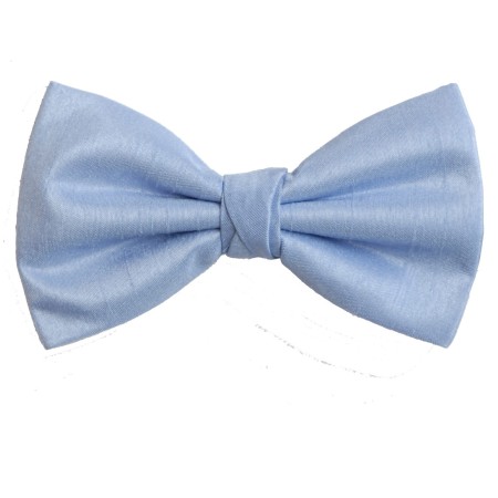Sky Blue Shantung Wedding Bow Tie #BB1866/6