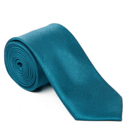 Teal Boys Shantung Wedding Tie #Y1867/2