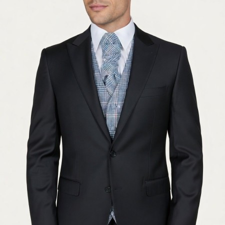 Dutch Blue Check Waistcoat #AB-WWA1007/5 